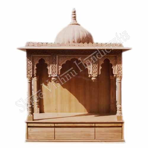 Manufacturers Exporters and Wholesale Suppliers of Handicraft Wooden Temples Jaipur Rajasthan